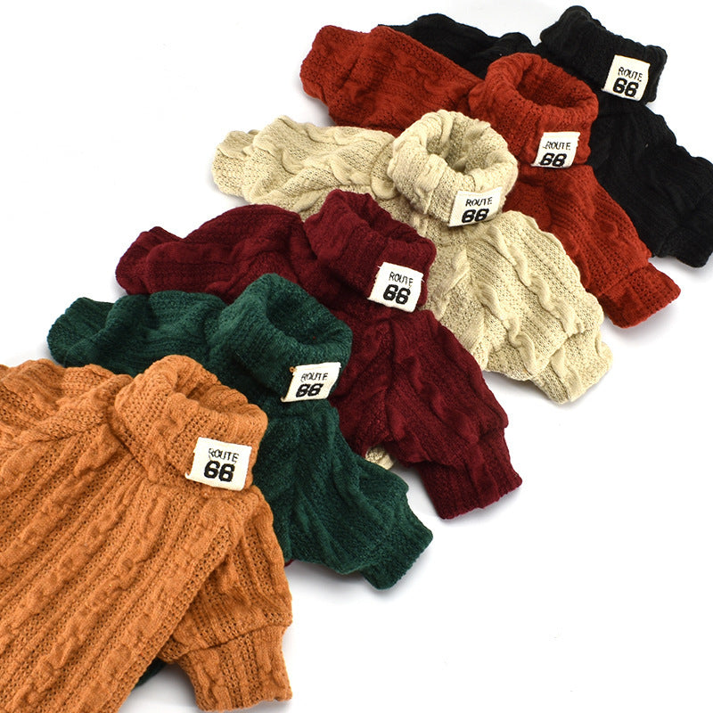 Knit Sweater Turtleneck