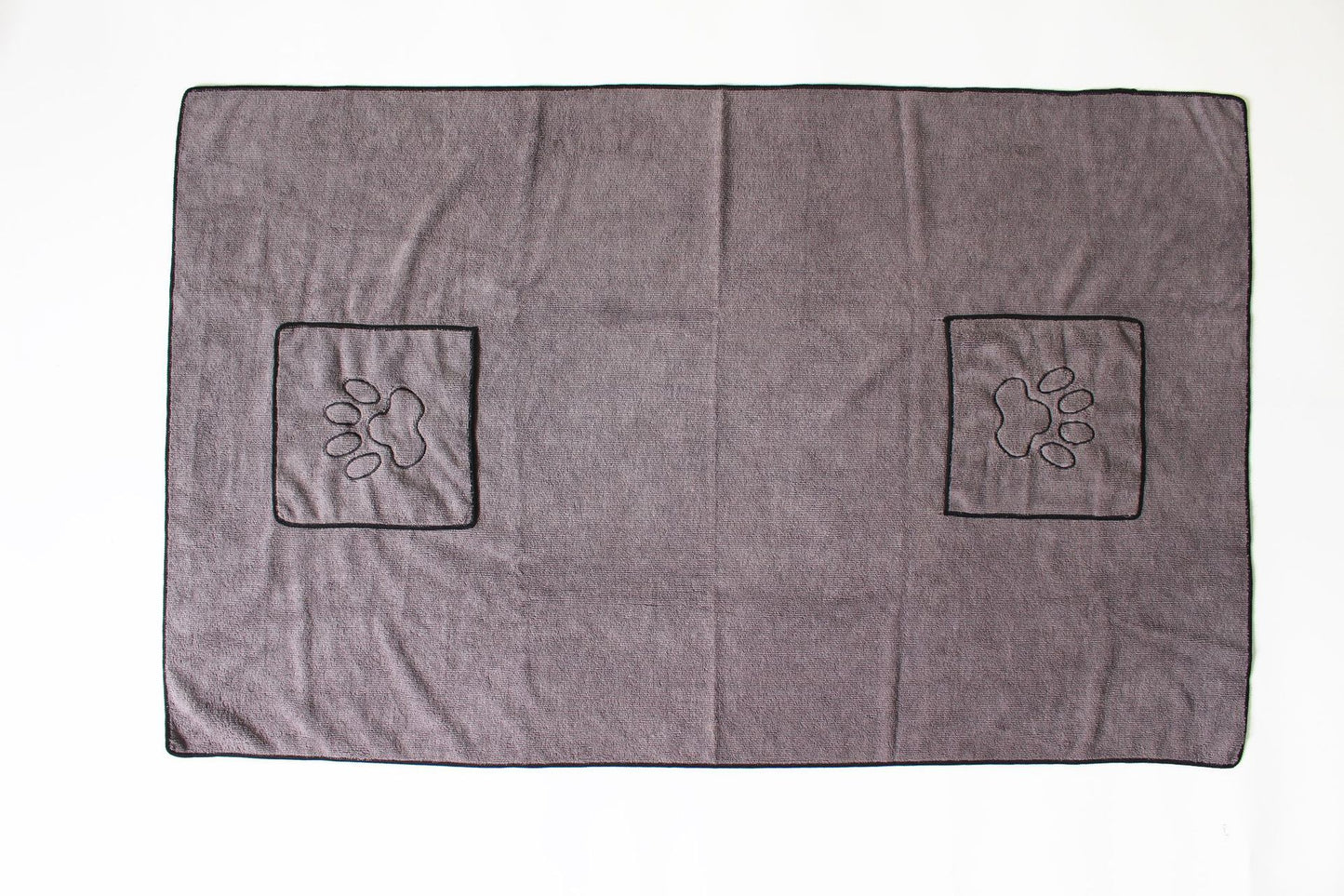 Gray Microfiber Pet Towel